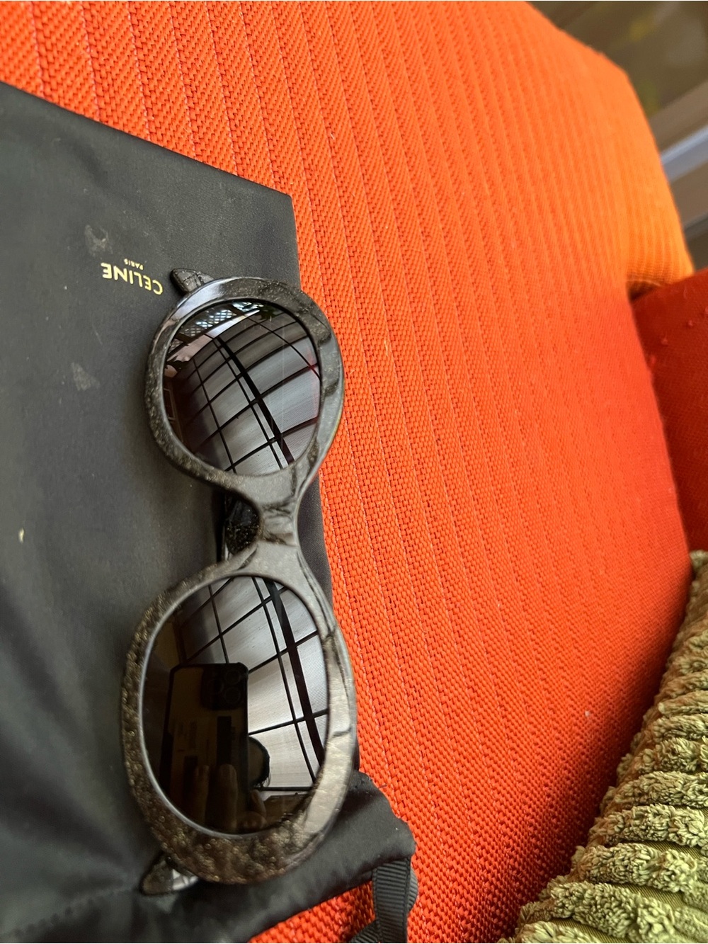 NEW AUTHENTIC CELINE Triomphe 52mm Oval Sunglasses - Picture 10 of 12